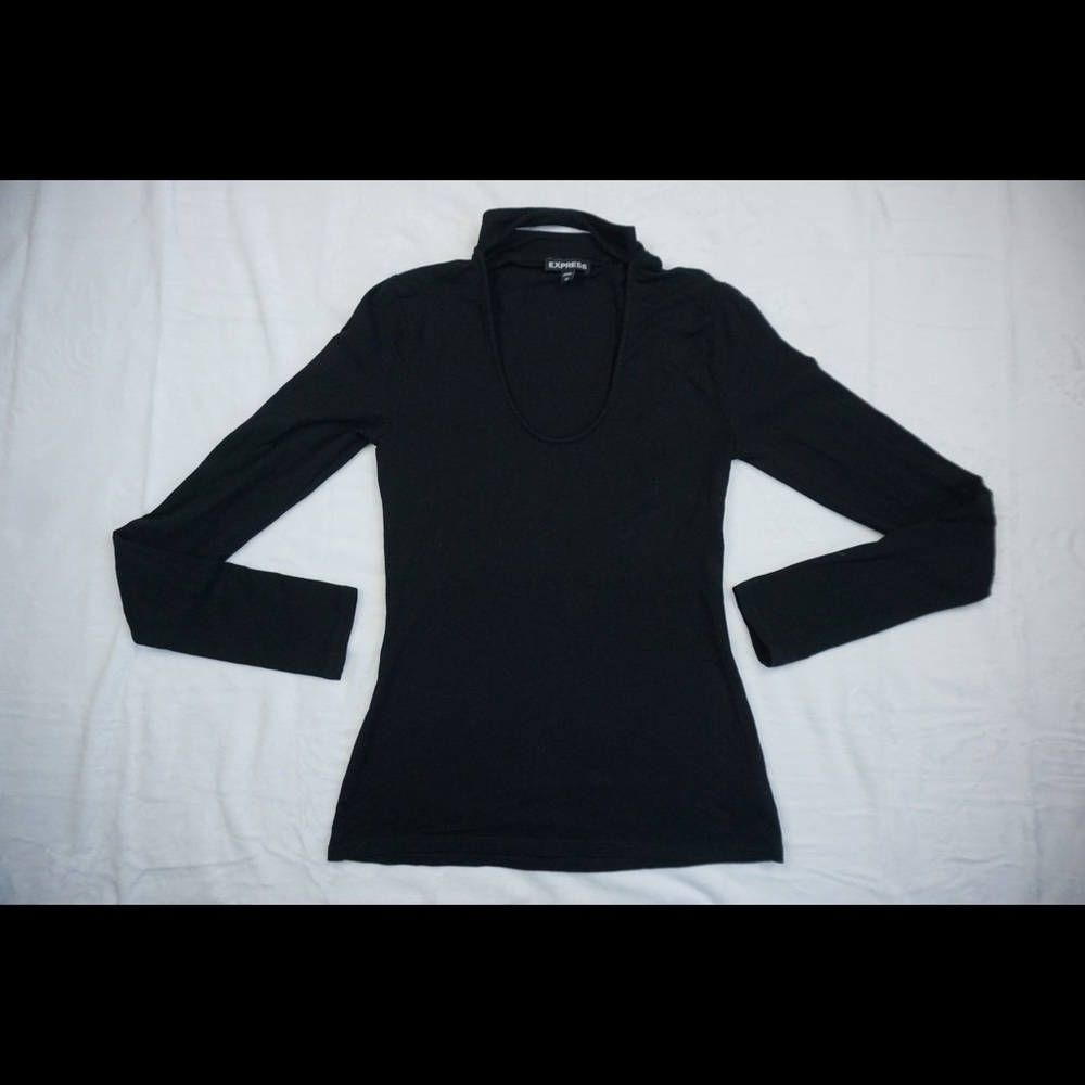 Express Black long sleeve size xs
